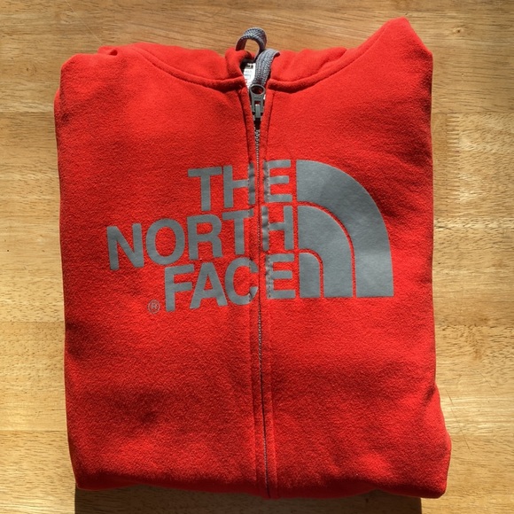 The North Face Other - The North Face Zip-Up Hoodie Men’s Orange and Gray Size XL